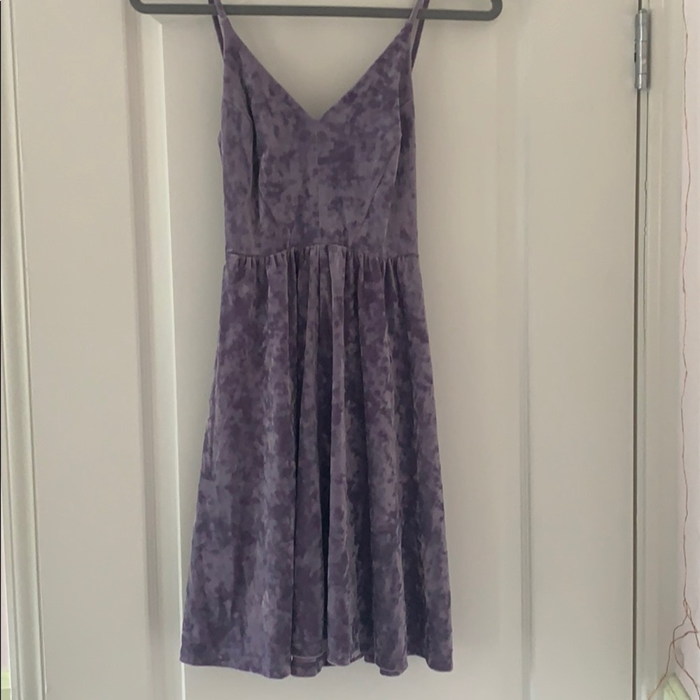 Velvet mini dress NWT